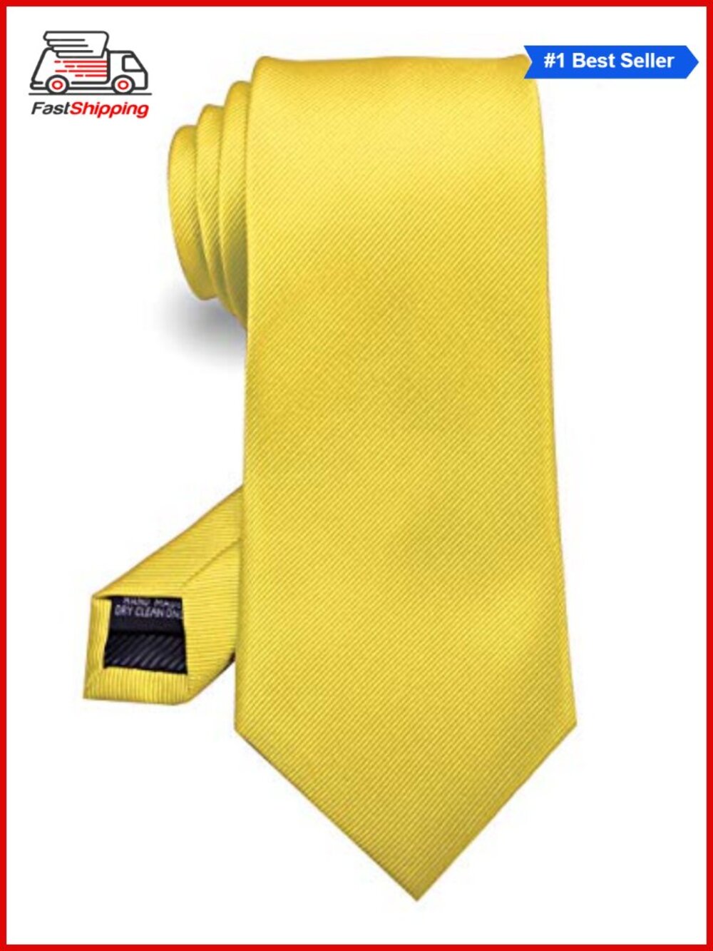 Men's Solid Tie Formal Necktie 58 Inch Classic Business Gift